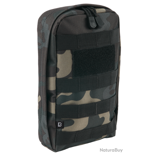 Pochette Brandit MOLLE Snake sept sangles �lastiques poches - Dark Camo
