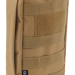 Pochette Brandit MOLLE Snake sept sangles &eacute;lastiques poches - Camel