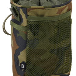 Pochette Brandit MOLLE Tactical 2,5 L collerette &agrave; cordon - Woodland