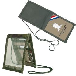 Pochette d'identit&eacute; OPEX polyester d&eacute;perlant 15 x 12 cm - Noir