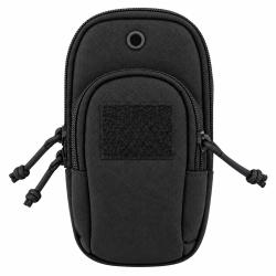 Pochette de bras Montana en Cordura 600D dos rembourr&eacute; - Noir