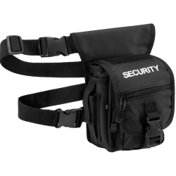 Pochette de cuisse Brandit Security polyester 600D sangles - Noir