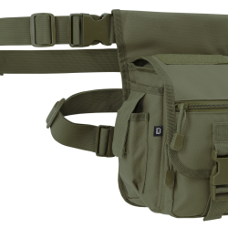 Pochette de cuisse Brandit Side Kick 3 L sangles hanche 135 cm - Vert olive