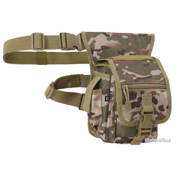 Pochette de cuisse Brandit Side Kick 3 L sangles hanche 135 cm - Tactical Camo