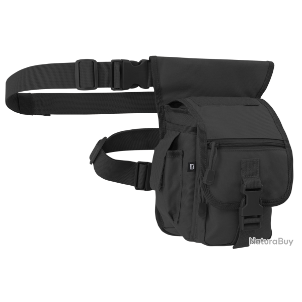 Pochette de cuisse Brandit Side Kick 3 L sangles hanche 135 cm - Noir