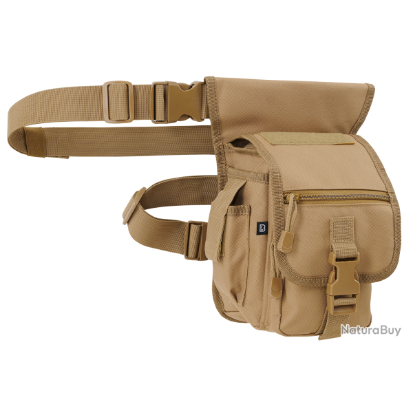 Pochette de cuisse Brandit Side Kick 3 L sangles hanche 135 cm - Camel
