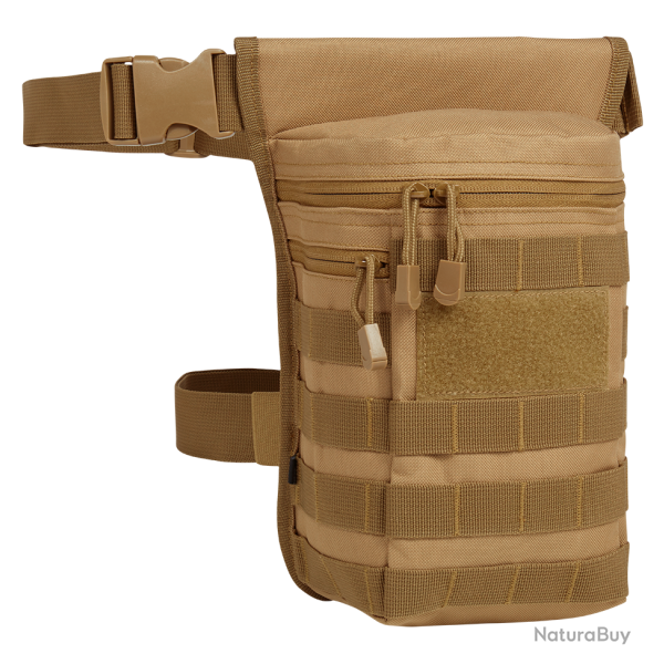 Pochette de cuisse Brandit Side Kick MOLLE 3,5 L compartiment - Camel