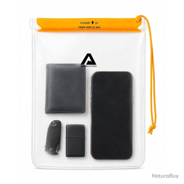 Pochette �tanche Ares en PVC transparent 25 x 38 cm - Autre