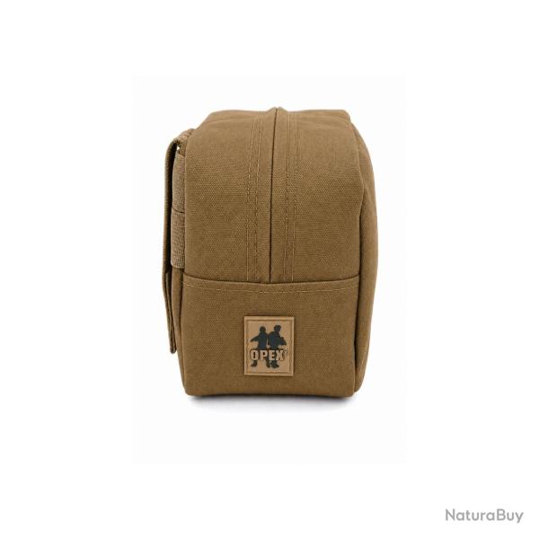 Pochette fourre-tout MOLLE polyester d�perlant 22 x 12 x 9 cm - Coyote