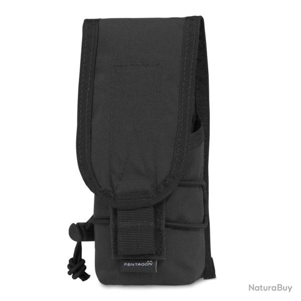 Pochette multi-usages Pentagon Single Multi en Cordura 500D - Noir