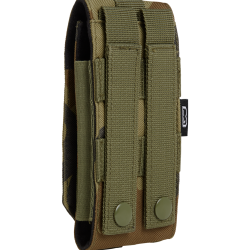 Pochette t&eacute;l&eacute;phone Brandit MOLLE grand format doublure souple - Woodland