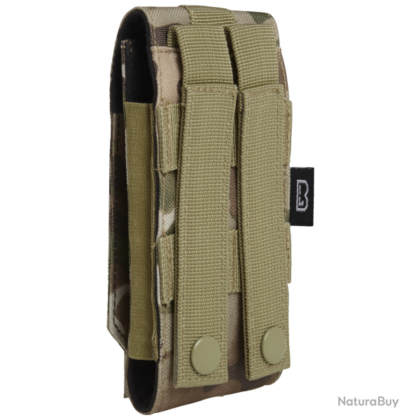 Pochette t�l�phone Brandit MOLLE grand format doublure souple - Tactical Camo