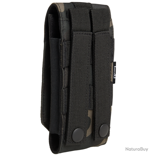Pochette t�l�phone Brandit MOLLE grand format doublure souple - Dark Camo