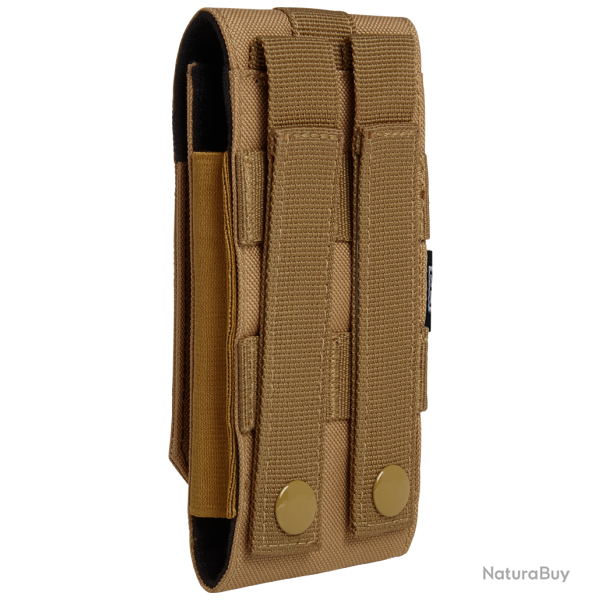 Pochette t�l�phone Brandit MOLLE grand format doublure souple - Camel