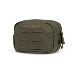 Pochette utilitaire Pentagon Elpis 15&times;10 en Cordura 500D - RAL7013 / Taille unique