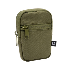 Pochette-cl&eacute;s Brandit polyester 600D sangle &eacute;lastique - Vert olive