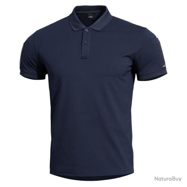 Polo de service Tac Maven Patrol en polyester thermoactif - Bleu nuit / XL