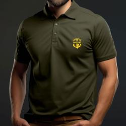 Polo OPEX imprim&eacute; Troupes de Marine coton peign&eacute; Ringspun - Autre / 2XL