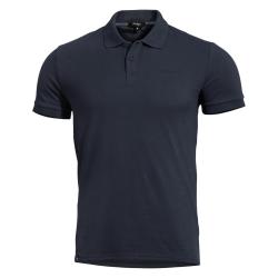 Polo Pentagon Moth en piqu&eacute; de coton 180 g/m&sup2; col c&ocirc;tel&eacute; - Bleu nuit / L