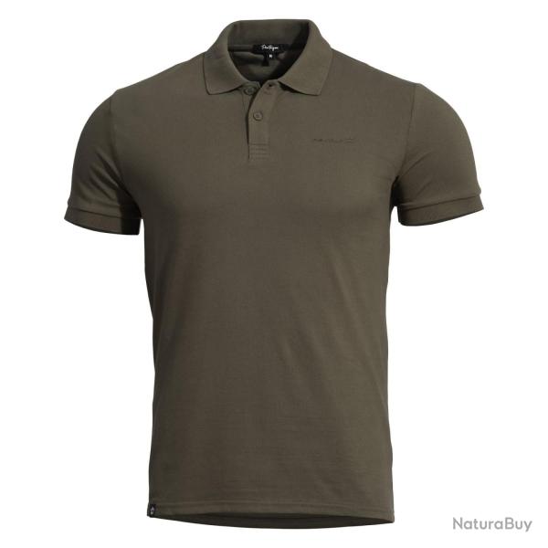 Polo Pentagon Moth en piqu� de coton 180 g/m� col c�tel� - RAL7013 / L