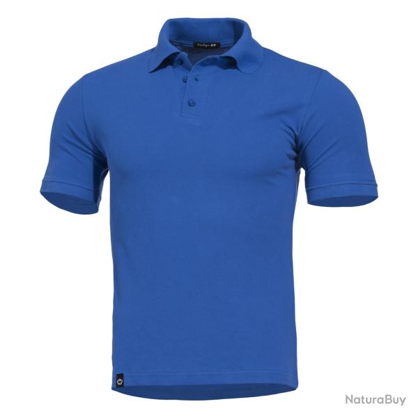 Polo Pentagon Sierra en piqu� de coton 180 g/m� � s�chage - Bleu Liberty / 3XL