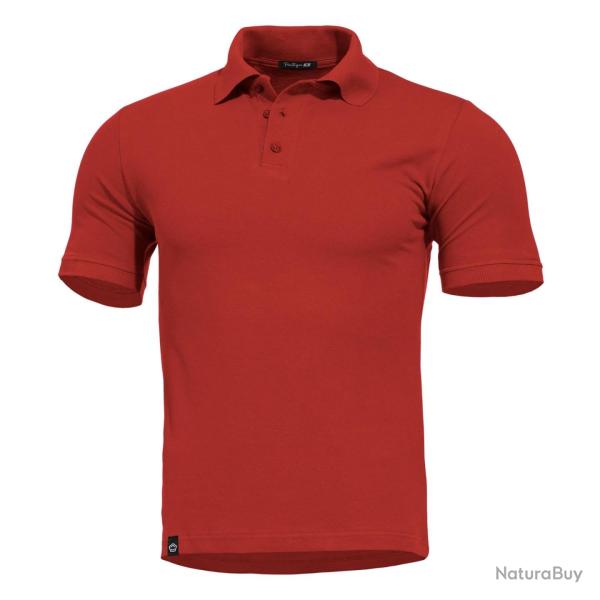 Polo Pentagon Sierra en piqu� de coton 180 g/m� � s�chage - Rouge / 3XL