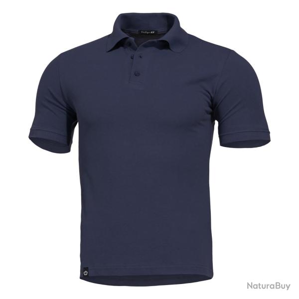 Polo Pentagon Sierra en piqu� de coton 180 g/m� � s�chage - Bleu marine / L