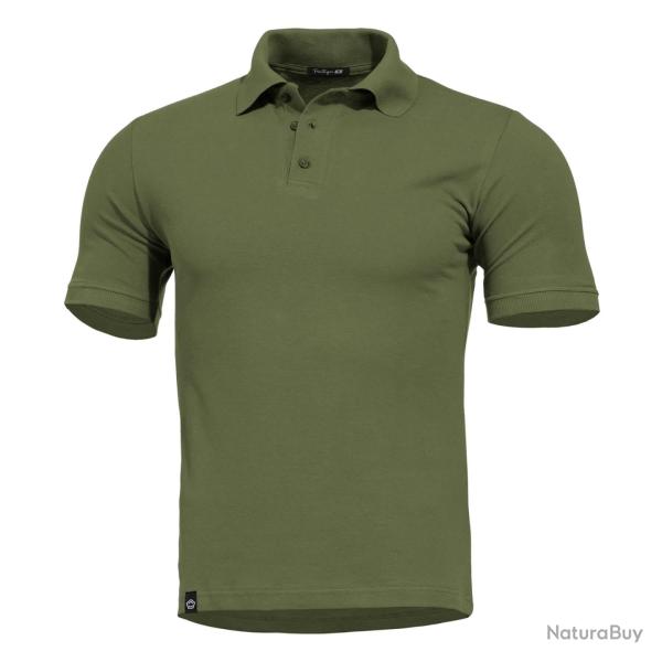 Polo Pentagon Sierra en piqu� de coton 180 g/m� � s�chage - Vert olive / 4XL