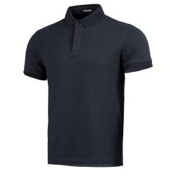 Polo Pentagon Valor en piqu&eacute; de coton &eacute;lasthanne 210 g/m&sup2; - Bleu nuit / M