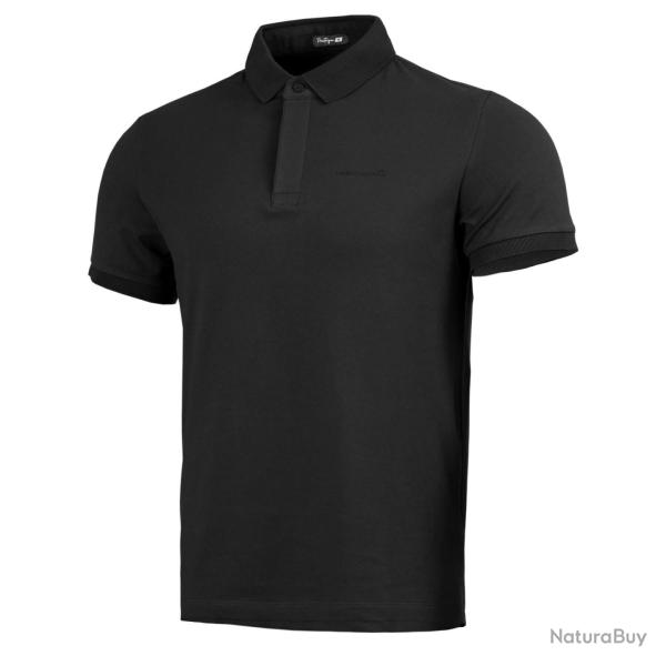 Polo Pentagon Valor en piqu� de coton �lasthanne 210 g/m� - Noir / L