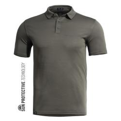 Polo Pentagon Vanquish en polyester 180 g/m&sup2; perfor&eacute; laser - RAL7013 / XL