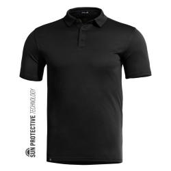 Polo Pentagon Vanquish en polyester 180 g/m&sup2; perfor&eacute; laser - Noir / M