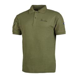 Polo tactique Ares French Army polycoton 230 g/m&sup2; poche - Kaki / XL
