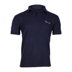 Polo tactique Ares French Forces maille polycoton 230 g/m&sup2; - Bleu / 3XL