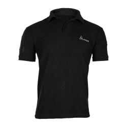 Polo tactique Ares French Forces maille polycoton 230 g/m&sup2; - Noir / M