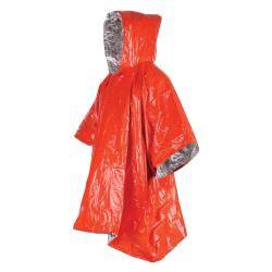 Poncho de secours Tac Maven Zero Hour en polyester aluminis&eacute; - Orange