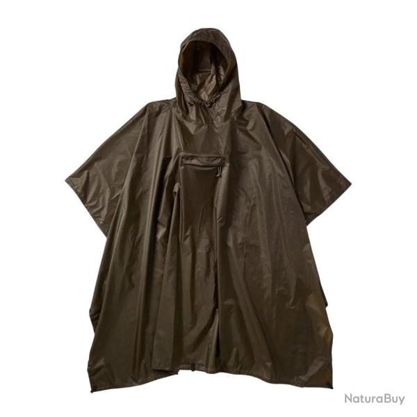 Poncho imperm�able MOLLE Packable 5.11 Tactical nylon silicon� - Ranger Green