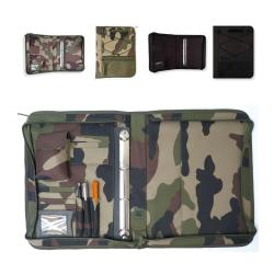 Porte-carnet OPEX classeur A4 polyester enduit PVC - Camouflage