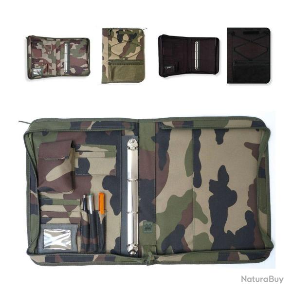 Porte-carnet OPEX classeur A4 polyester enduit PVC - Camouflage