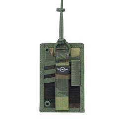 Porte-carte Pentagon en nylon 500D deux panneaux amovibles - Camo grec