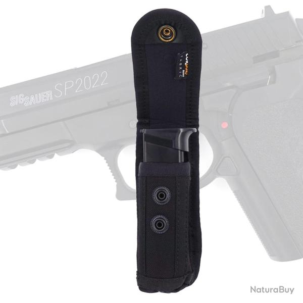 Porte-chargeur 9 mm nylon Cordura fixation MOLLE ou ceinturon - Autre