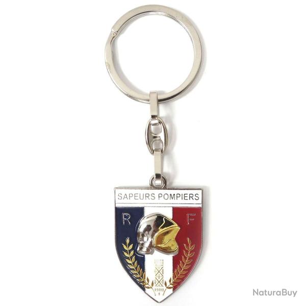 Porte-cl�s Patrol Equipement �cusson sapeurs-pompiers m�tal - Autre