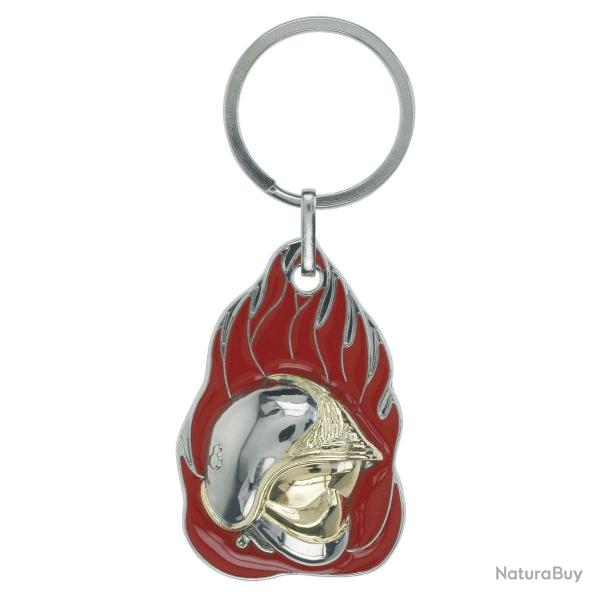 Porte-cl�s Patrol Equipement Flamme sapeurs-pompiers m�tal - Autre