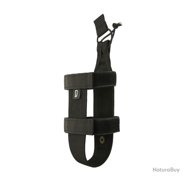 Porte-gourde Brandit Flex Large sangles auto-agrippantes - Noir