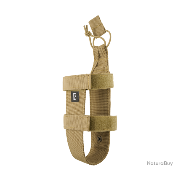 Porte-gourde Brandit Flex Large sangles auto-agrippantes - Camel