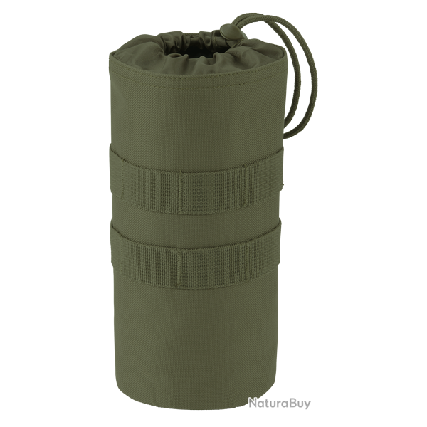 Porte-gourde Brandit MOLLE polyester 600D collerette �lastique - Vert olive