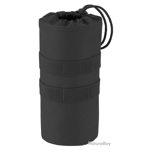 Porte-gourde Brandit MOLLE polyester 600D collerette �lastique - Noir