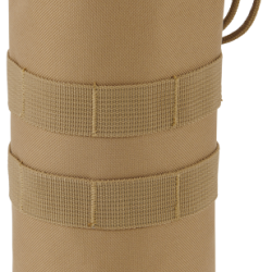 Porte-gourde Brandit MOLLE polyester 600D collerette &eacute;lastique - Camel