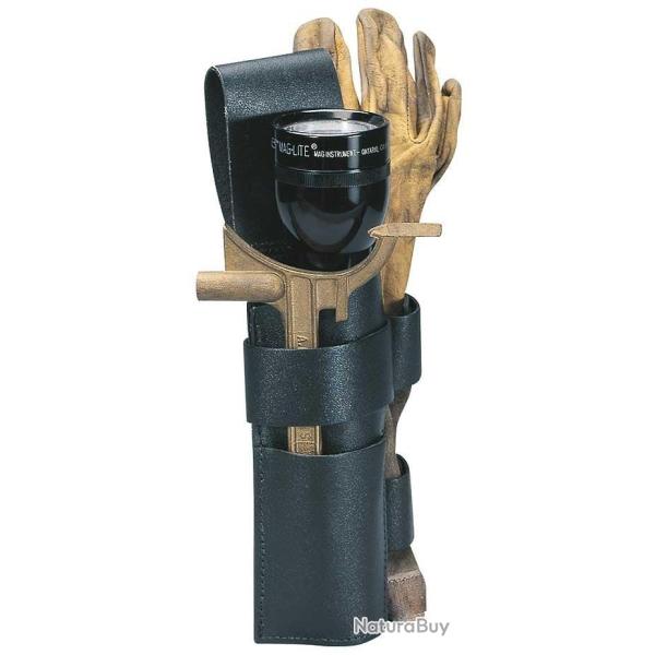 Porte-lampe en cuir �pais pour lampe gant et tricoise - Autre