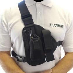 Porte-radio nylon Cordura compatible Acropol port poitrine - Autre